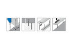 Aluminium Door Threshold Strip 30 MM 40 MM 50 MM x 930 MM Length Anodised Push-In Transition LW
