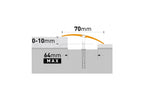Aluminium Door Threshold Strip 70 MM x 930 MM & 1860 MM Length Anodised DT70