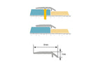 Aluminium Door Threshold Strip 30 MM x 1 M & 2 M Length Anodised Door Floor Ramp LPS