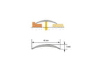 Aluminium Door Threshold Strip 40 MM x 1 M & 2 M Length Anodised Trim LPO40
