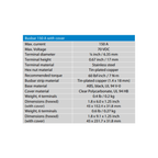 Victron Busbar 150A 6P/Terminals & Cover