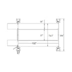 Triumph NSS-8SQ 8,000 lb 4-Post Storage (Classic, Shorter Length)