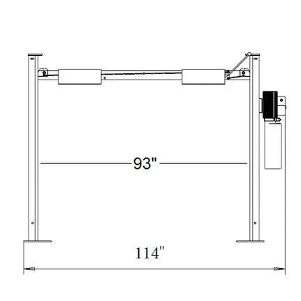 Triumph NSS-8SQ 8,000 lb 4-Post Storage (Classic, Shorter Length)