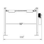Triumph NSS-8SQ 8,000 lb 4-Post Storage (Classic, Shorter Length)