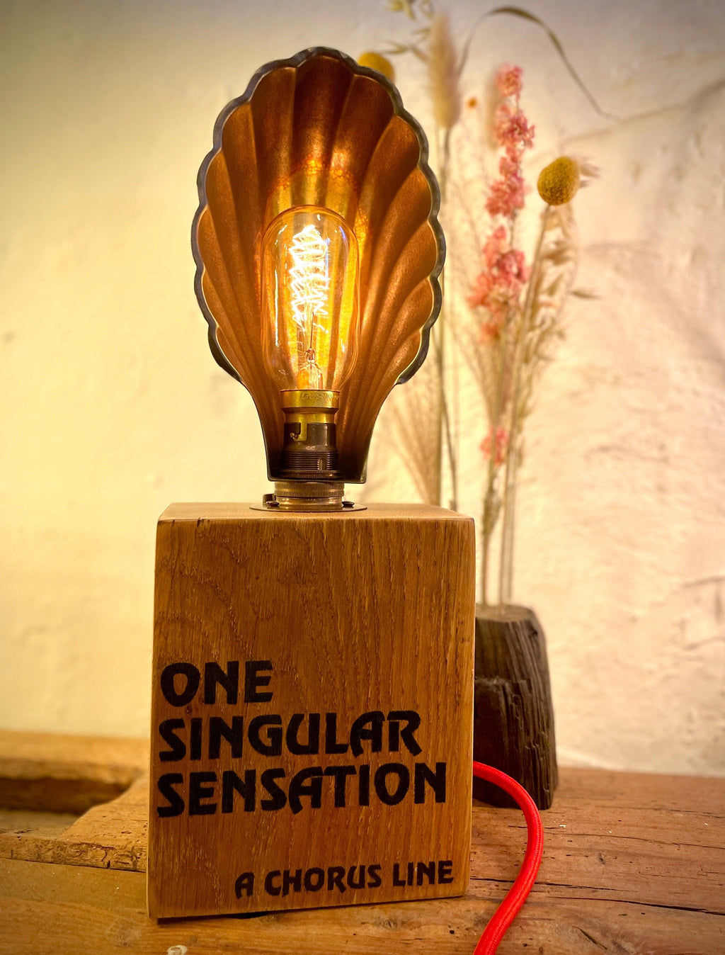 Theatre Footlight Personalised Table Lamp | Unique Stage & Drama Gift UK