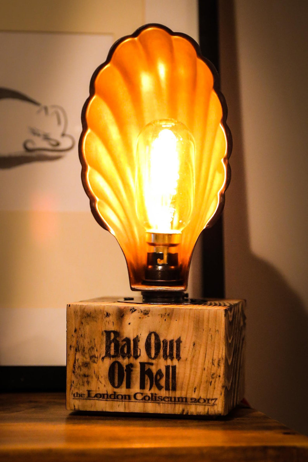 Theatre Footlight Personalised Table Lamp | Unique Stage & Drama Gift UK