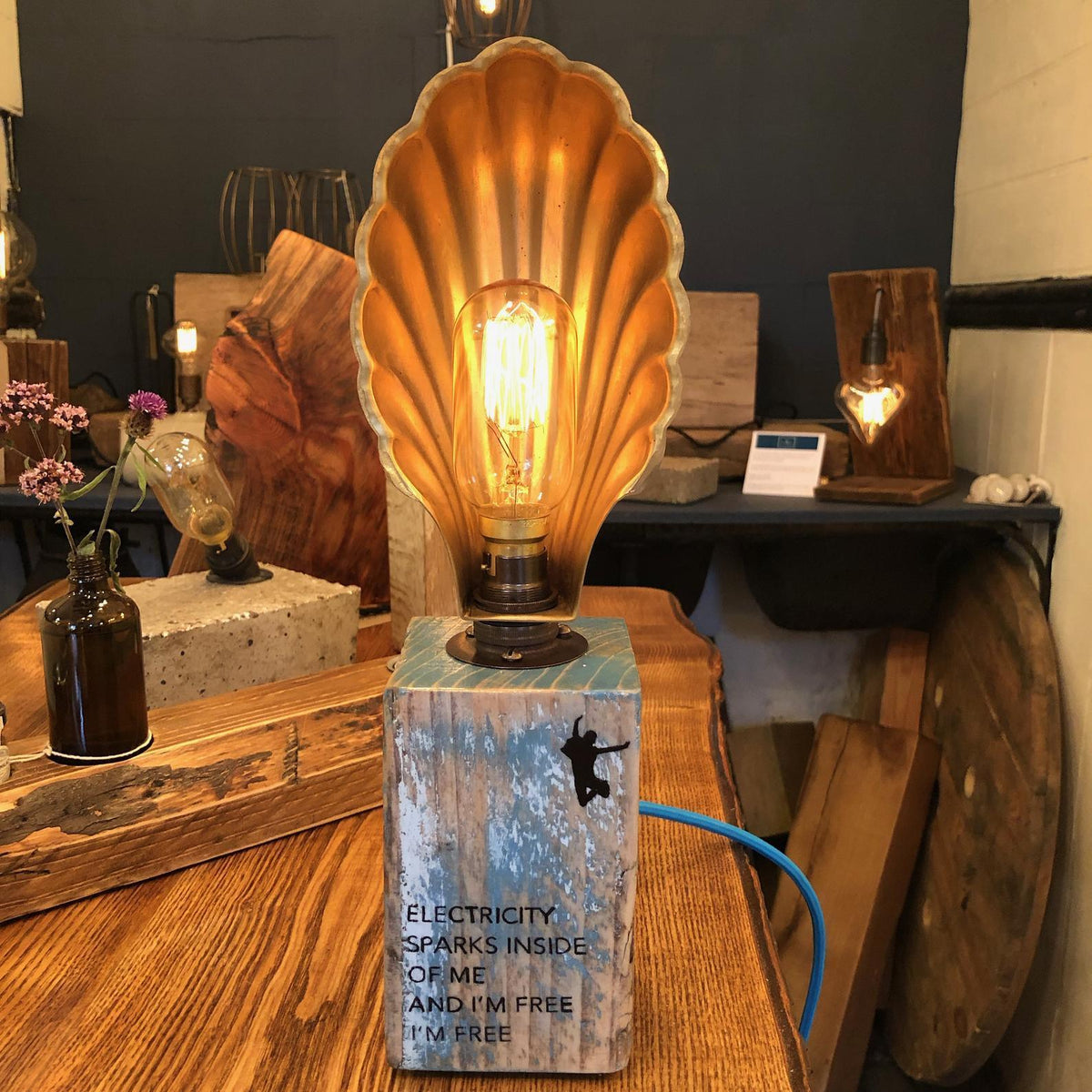 Theatre Footlight Personalised Table Lamp | Unique Stage & Drama Gift UK