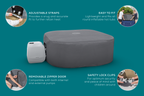 Square Thermal Hot Tub Cover - Small 164cm x 65cm