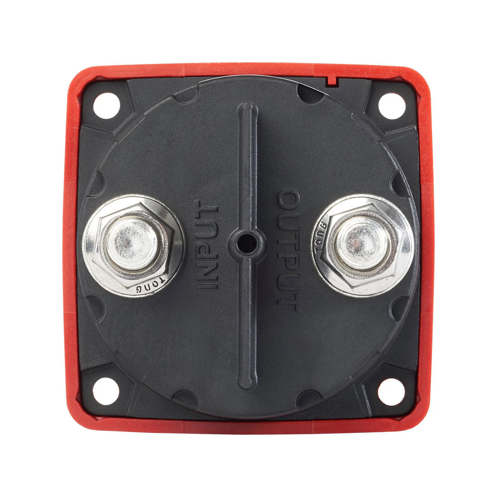 Blue Sea 300A Red Mini m-Series On/Off Battery Switch w/ Lockable Key