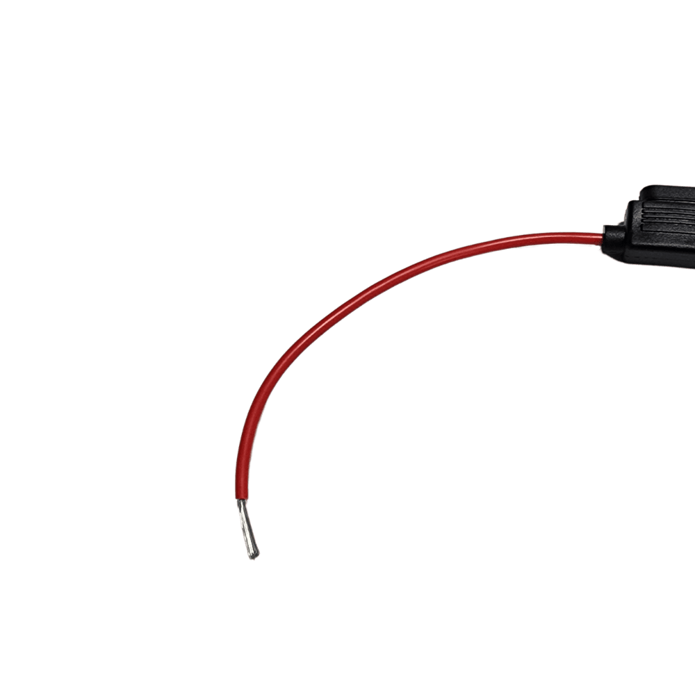 Exotronic Inline Standard Blade Fuse Holder | 14AWG Tinned Copper