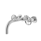 Revolve 3 Hole Wall Mounted Basin Mixer Tap