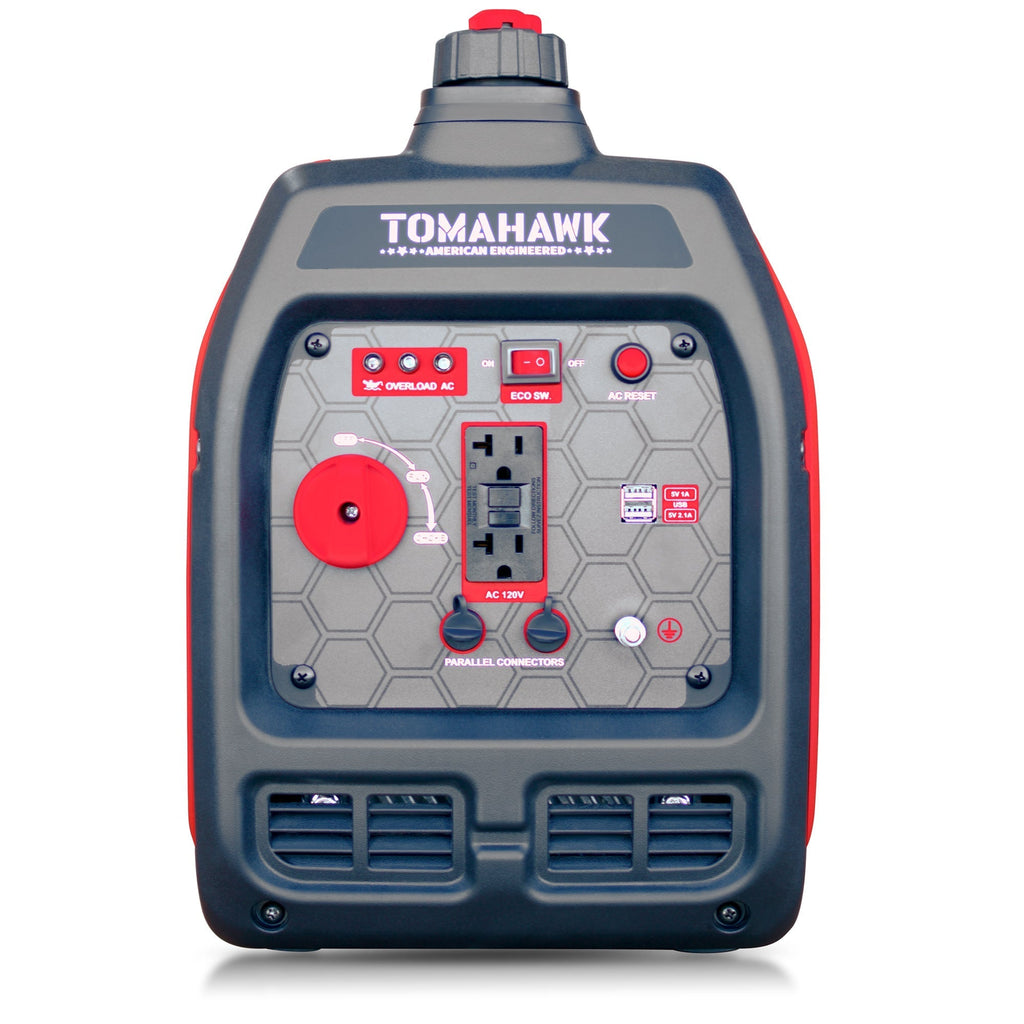 Tomahawk Power 2000 Watt Inverter Generator Super Quiet Portable Gas Power Professional Use