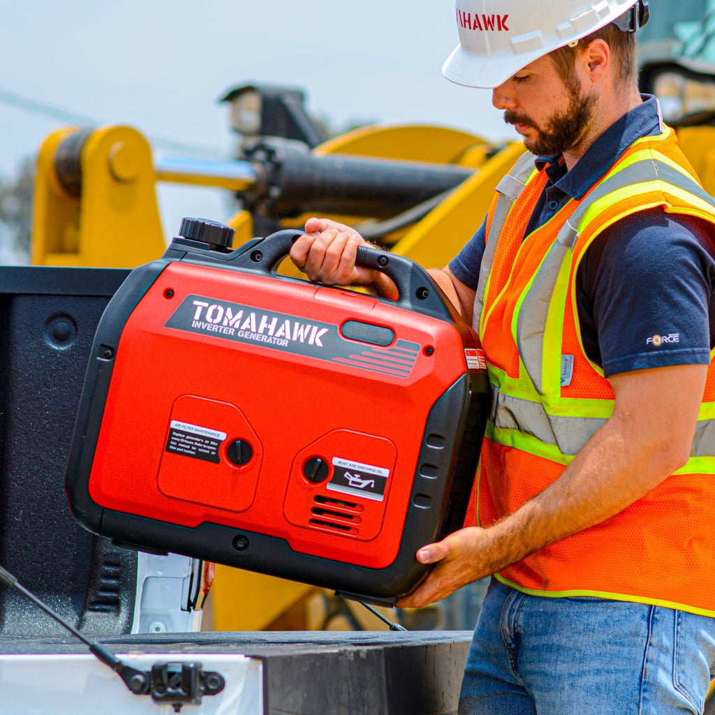 Tomahawk Power 2000 Watt Inverter Generator Super Quiet Portable Gas Power Professional Use