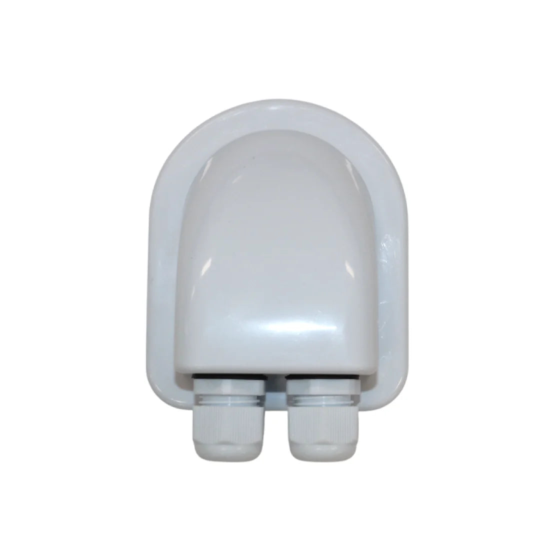Exotronic 2 Gland White Cable Entry Cover (Lightweight ABS)