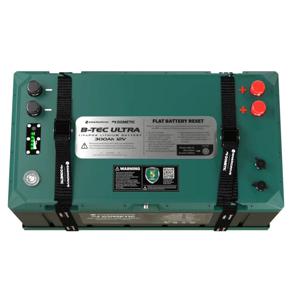 Enerdrive 12V 300Ah B-TEC Ultra IP67 Waterproof Lithium Battery