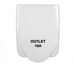 Transco 10A White Caravan Power Outlet