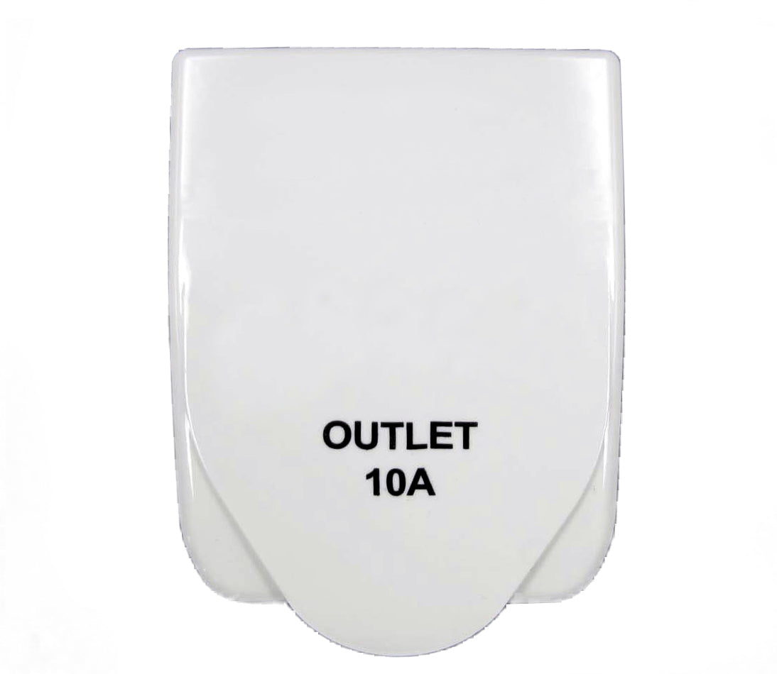 Transco 10A White Caravan Power Outlet