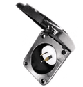 Transco 10A Black Caravan Power Inlet