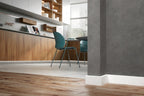 80 MM x 15 MM x 2200 MM Length – PVC Skirting Board -White / Black / Cashmere- Status Line