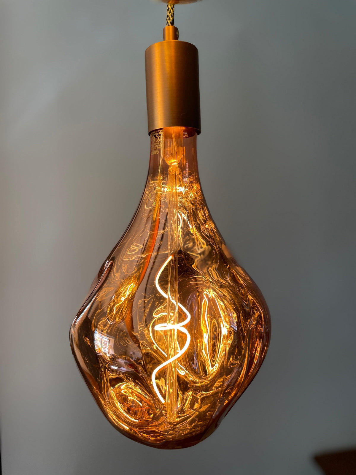 Triple Cluster Pendant Light with Tri Colour Organic Evo Bulbs | Kitchen Island & Stairwell Lighting UK