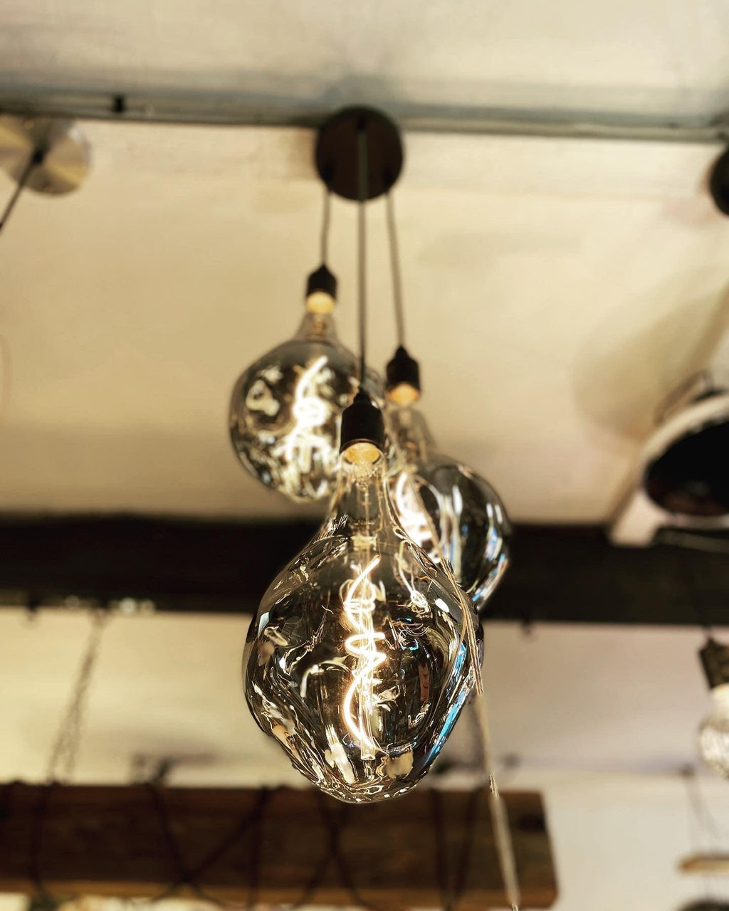 Triple Evo Cluster Pendant Light | Kitchen Island, Stairwell & Dining Lighting UK
