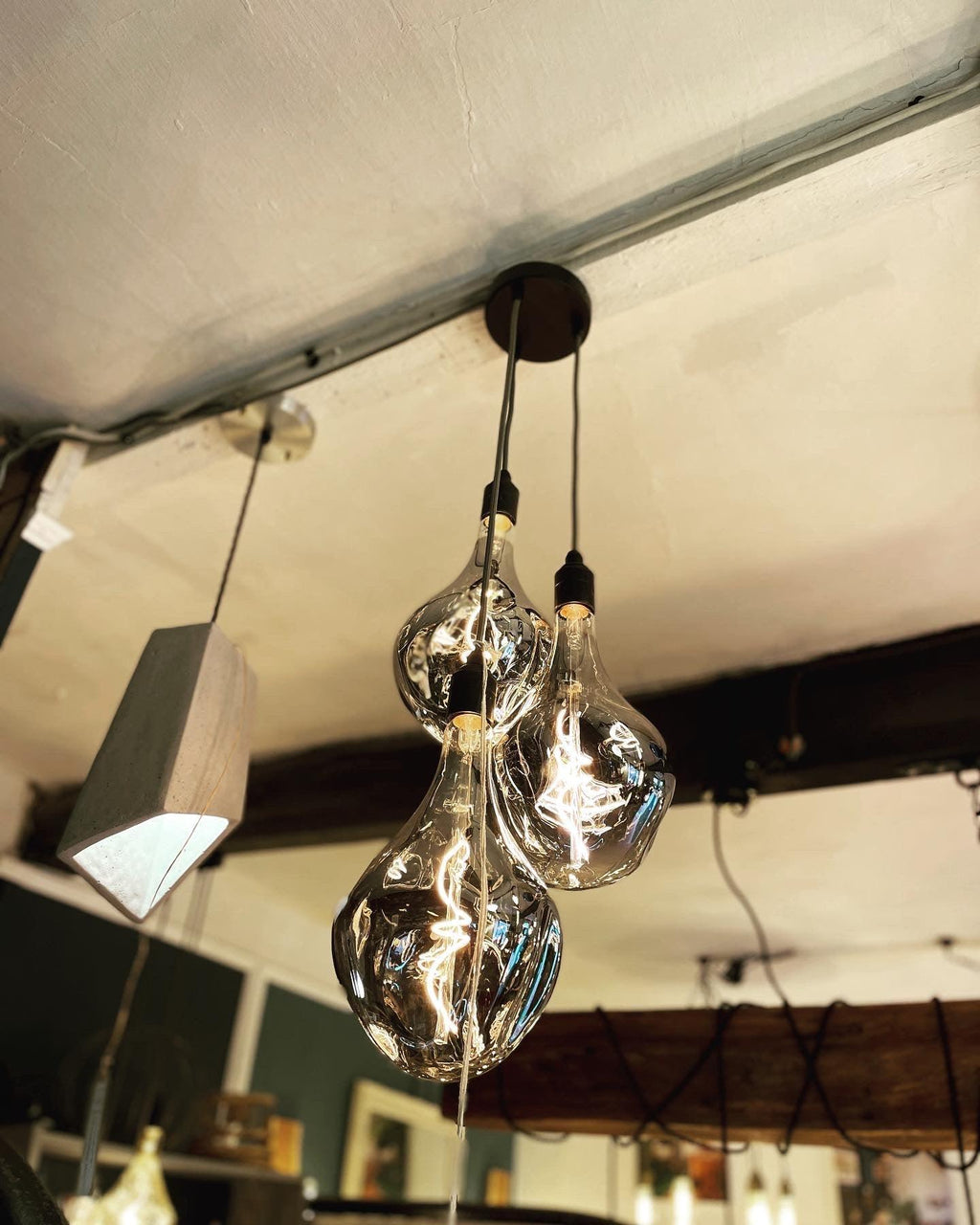 Triple Evo Cluster Pendant Light | Kitchen Island, Stairwell & Dining Lighting UK