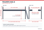 Triumph 8,000lb Capacity Four Post Lift - NSS-8