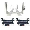 Triumph NTR-16 16,000 lb 4-Post Lift + Two RJ-9000 9,000 lb Rolling Bridge Jacks Combo