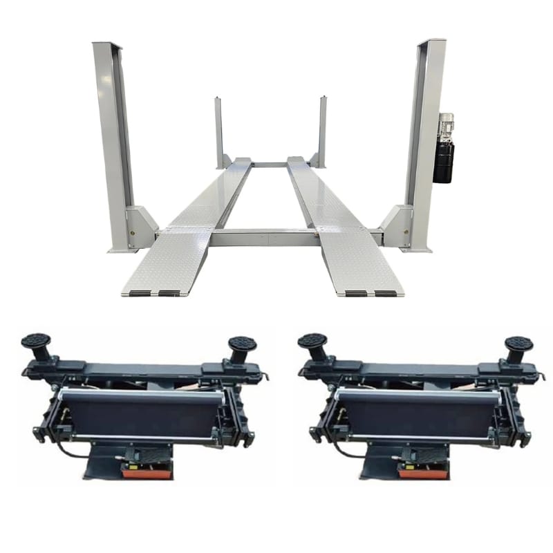 Triumph NTR-32 32,000 lb 4 Post Lift + Two RJ-15 Rolling Jacks Combo