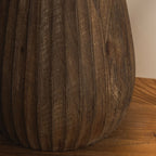 Troy Heartwood 26.5 in. Table Lamp, Patina Brass with Ivory Linen Shade