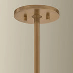 Troy Stoney 40.25' 5-Light Chandelier, Patina Brass