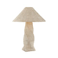 Troy Zaire 31.5 in. Table Lamp, Patina Brass with Natural Woven Shade