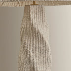 Troy Zaire 31.5 in. Table Lamp, Patina Brass with Natural Woven Shade