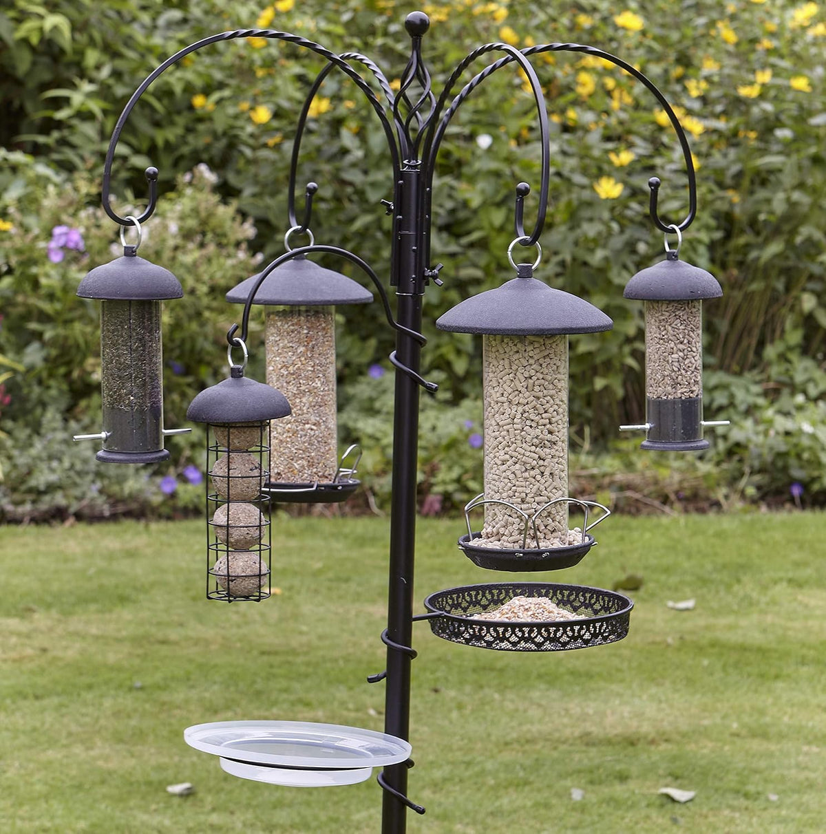 Gardman Black Steel Antibacterial Seed Feeder