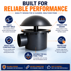 4" Pond Bottom Drain Solvent Weld Fitting