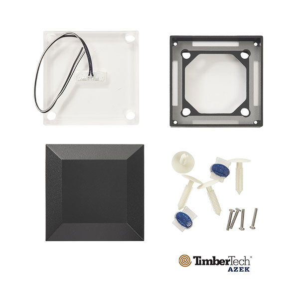 Timbertech/Azek Impression Rail Express Perimeter Post Cap Light
