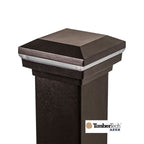 Timbertech/Azek Impression Rail Express Perimeter Post Cap Light