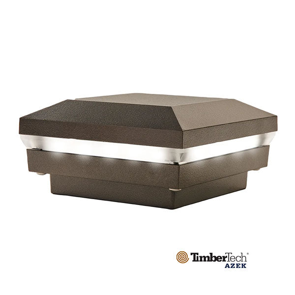 Timbertech/Azek Impression Rail Express Perimeter Post Cap Light