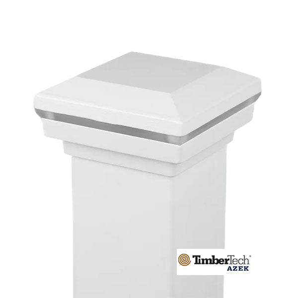 Timbertech/Azek Impression Rail Express Perimeter Post Cap Light