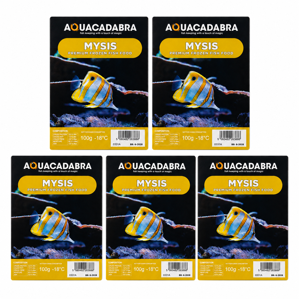 Aquacadabra Frozen Mysis Fish Food 100g Blister Packs Natural Seahorse Aquarium