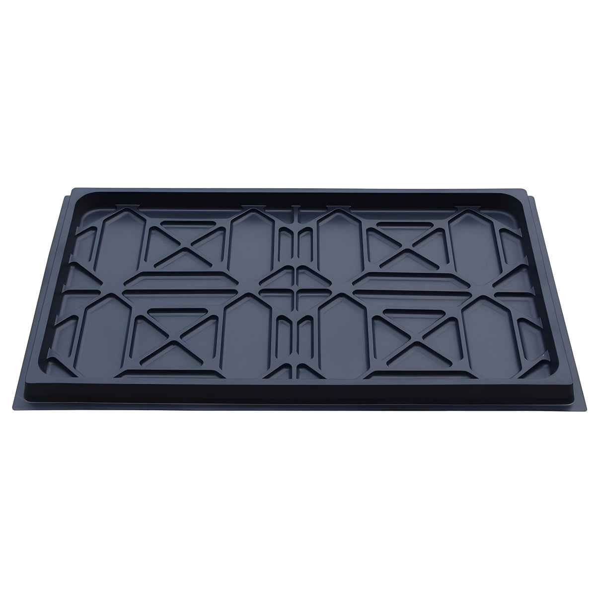 Tuxedo FP9K-DX-XLT 9,000 lb Deluxe Storage Lift Extended Length / Height - Poly casters, drip trays, jack tray