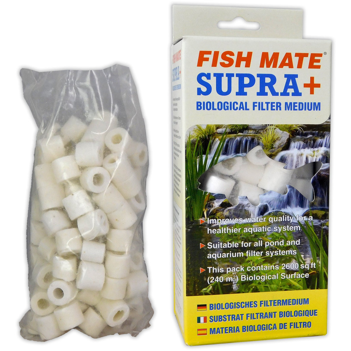 Fish Mate Supra+ Bio Media 500g - Enhanced Water Quality
