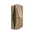 FHC 1"x 2" Stamped Steel Antique Brass Plated Finish Window Flip Lock