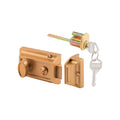 FHC 7/8" Brass Plated Diecast Cam Lock - Yale Keyway [single pack] - U9967