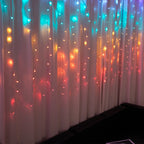Stockholm Christmas Lights LED Curtain Lights 576 LEDs Rainbow Flashing 360x180cm