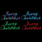 Stockholm Christmas Lights Motif 168 LED Merry Christmas Sign Smart RGB