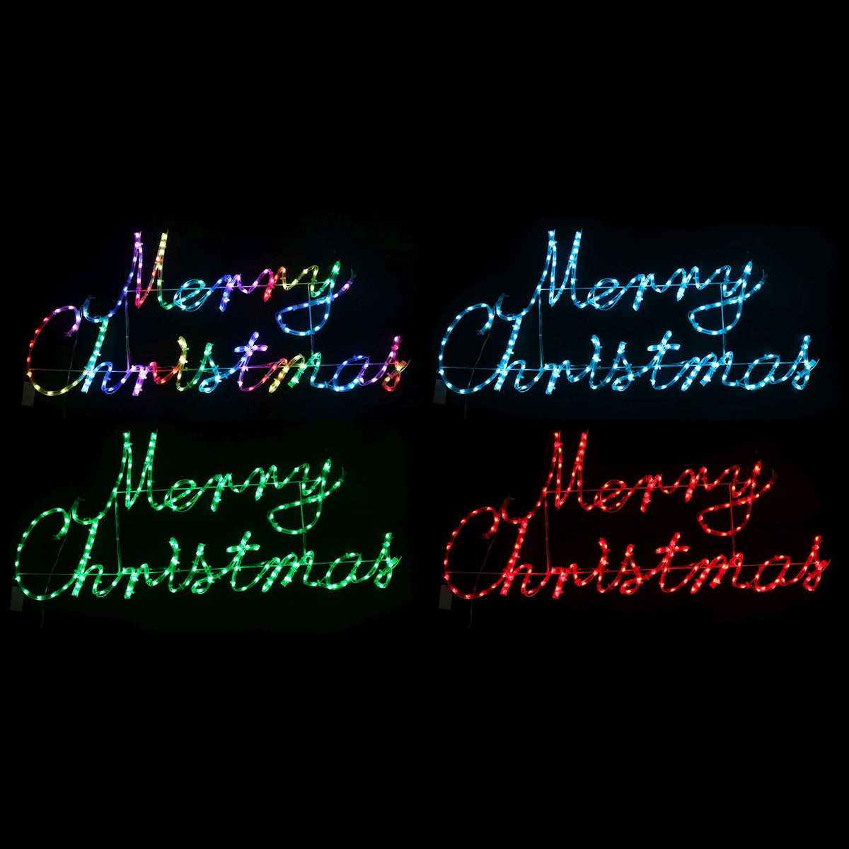 Stockholm Christmas Lights Motif 168 LED Merry Christmas Sign Smart RGB
