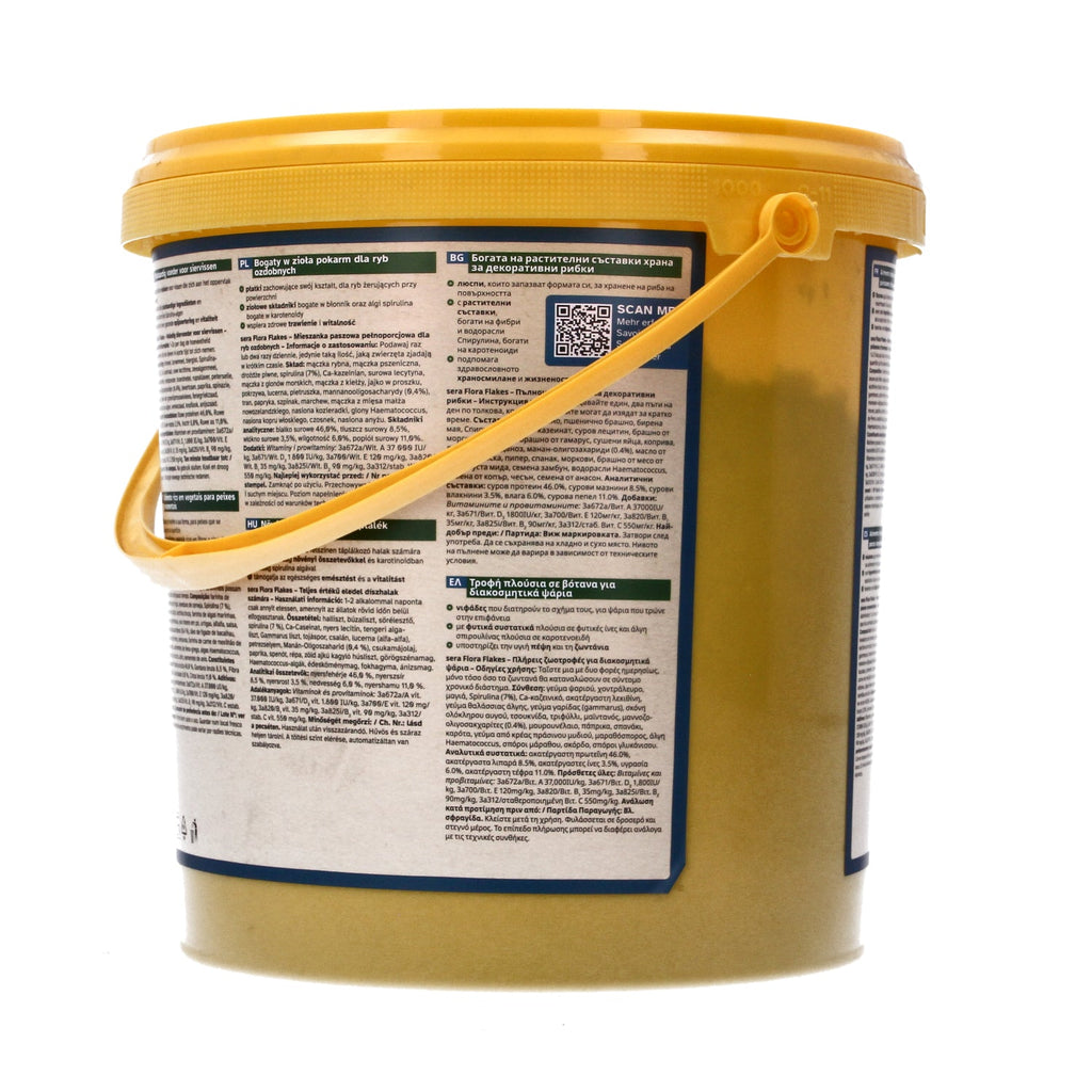 Sera Flora Nature 2kg Herbal Flakes for Herbivorous Fish
