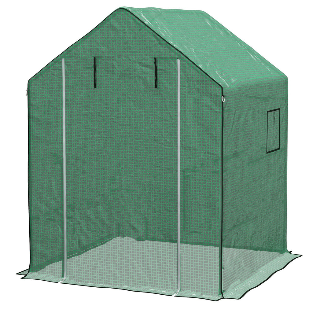 55" x 56.25" x 74.75" Greenhouse Replacement Cover, Green