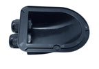 Exotronic 2 Gland Black Cable Entry Cover (Lightweight ABS)